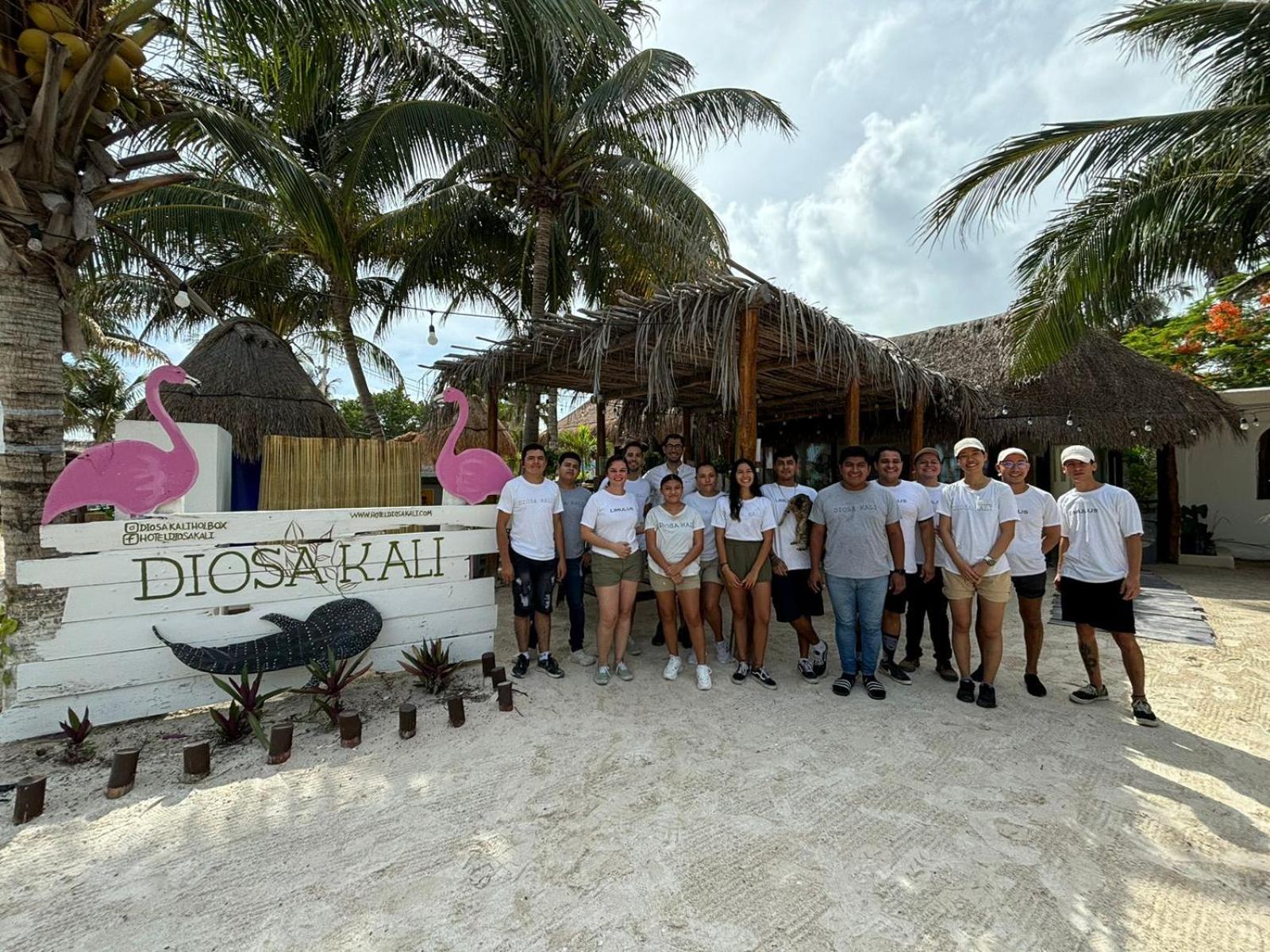 La Diosa Kali Beach Front Hotel Isla Holbox Exterior photo